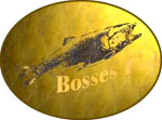 Bosses Fisk: Ручная удочки и рыбы резные из Швеции